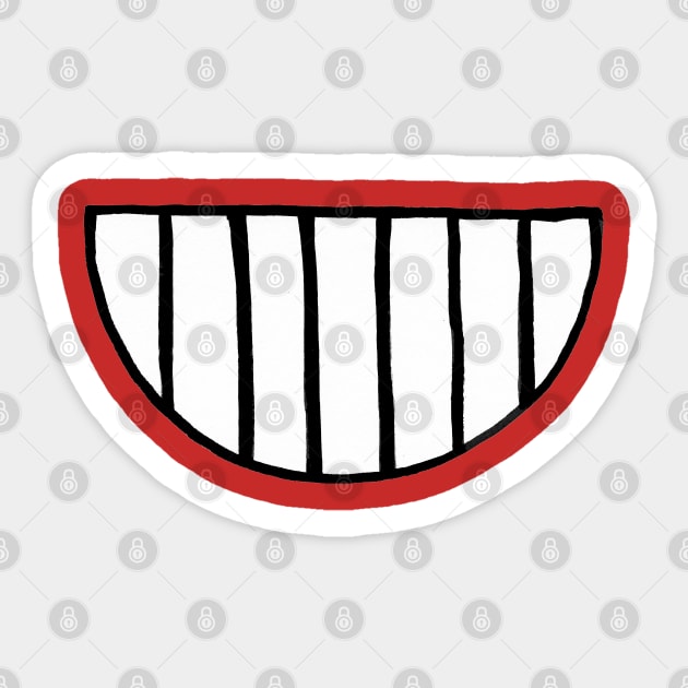 Mouth for Tony Sticker by AlstonArt